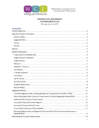 Contents Goals & Objectives