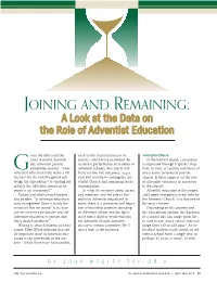 Joining and Remaining