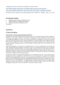 The Exiled Native. Questions of Cultural Removal and Translocal