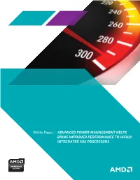 White Paper | ADVANCED POWER MANAGEMENT HELPS BRING