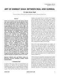 Art of Himmat Shah: Between Real and Surreal