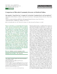 Comparison of Microbial Community Structure in Kiwifruit Pollens