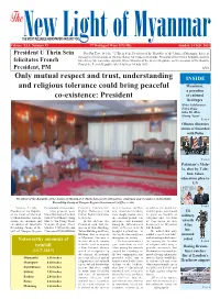 Only Mutual Respect and Trust, Understanding and Religious