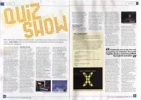 Quiz Show Oui.R Show R.· ••• •• Lucky to Win the Grand - but I Can Systems That Display Scrotlfng •:• American Compat,Y