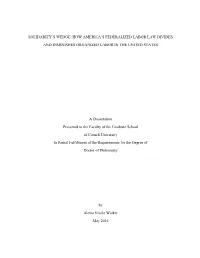 How America's Federalized Labor