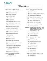 Abbreviations