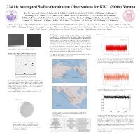 Attempted Stellar-Occultation Observations for KBO (20000) Varuna