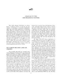 Changes to the Seedskadee Ecosystem