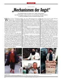 „Mechanismen Der Angst“ Zu DDR-Zeiten Standen Sie in Einer Front Gegen Das SED-Regime