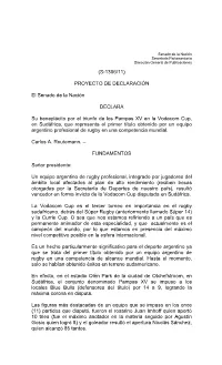 Proyecto De Declaracin