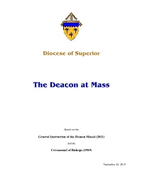 The Deacon at Mass