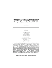A Prelimanry Exploration of Pacifism
