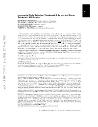 Arxiv:1105.2397V1 [Cs.DS] 12 May 2011 Ret@Cs.Princeton.Edu
