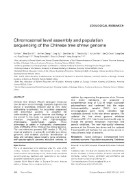 Chromosomal Level Assembly and Population Sequencing of The