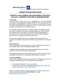 Consultation Invitation