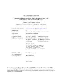 FINAL TECHNICAL REPORT Cooperative Regional/Urban