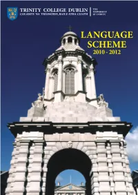 Irish Language Scheme 2010 -2012