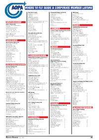 Where to Fly Guide & Corporate Member Listing