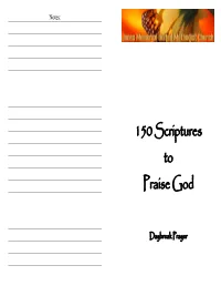 150 Scriptures to Praise
