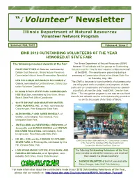 “I Volunteer” Newsletter