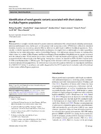 Identification of Novel Genetic Variants Associated with Short Stature in A