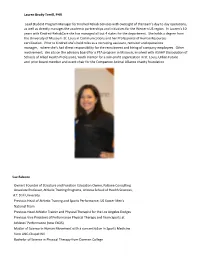 Lauren Brody-Terrill, PHR Lead Student Program Manager For