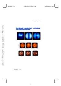 Science Cases for a Visible Interferometer