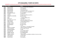 Styx Magazine / Points De Vente