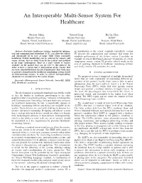 An Interoperable Multi-Sensor System for Healthcare
