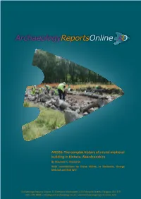 ARO26: the Complex History of a Rural Medieval Building in Kintore, Aberdeenshire by Maureen C