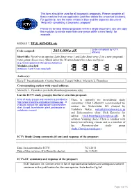 Complete Sections As Applicable