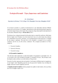 Ecological Pyramid – Types, Importance and Limitations
