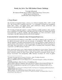 Ready, Set, Solve: the CRD Student Climate Challenge