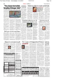 'Two Dozen Terrorists Keeping Srinagar Shut'