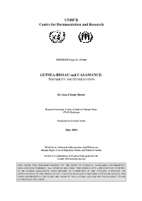 UNHCR Centre for Documentation and Research GUINEA