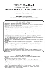 2019-20 Handbook