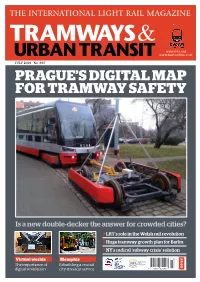 Prague's Digital Map for Tramway Safety