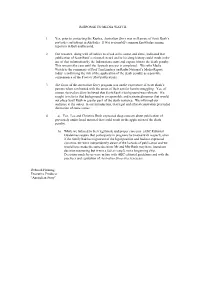 Response to Media Watch