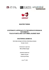 Touch Points and Customer Journey Map Ekaterina Iakimova