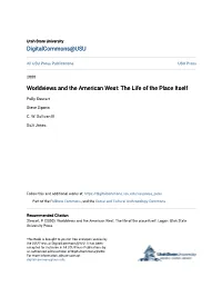 Worldviews and the American West: the Life of the Place Itself
