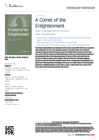 A Comet of the Enlightenment Anders Johan Lexell's Life and Discoveries Series: Vita Mathematica