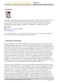 Positivism Published on Inters.Org (