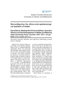 Re(Con)Figuring the Ethico-Onto-Epistemological