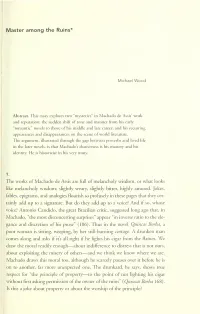 The Case of Machado De Assis
