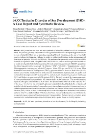 46,XX Testicular Disorder of Sex Development (DSD): a Case Report and Systematic Review