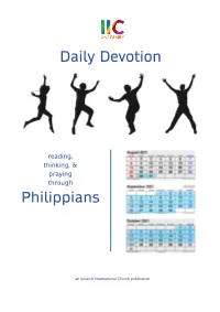 Daily Devotion Philippians