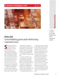 Enics AG Unit, Sponsored Consolidating Gains and Reinforcing by SAP Customer Trust