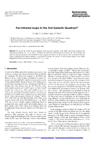 Far-Infrared Loops in the 2Nd Galactic Quadrant