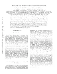 Holographic Laser Doppler Imaging of Microvascular Blood Flow