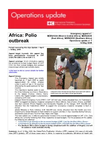 Polio Outbreak for Four Months;